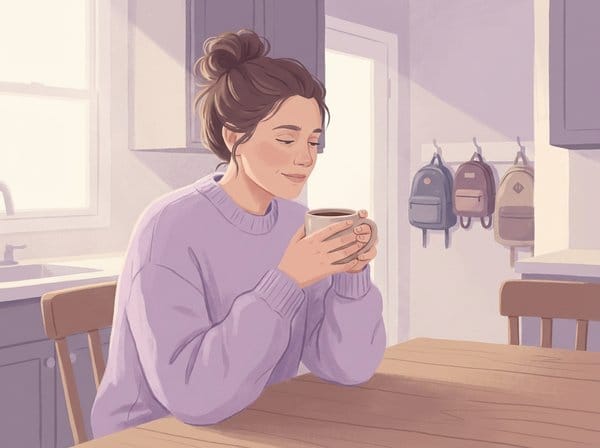 Kimerült Kata — háromgyerekes anyuka, akit a reggeli káosz gyötör